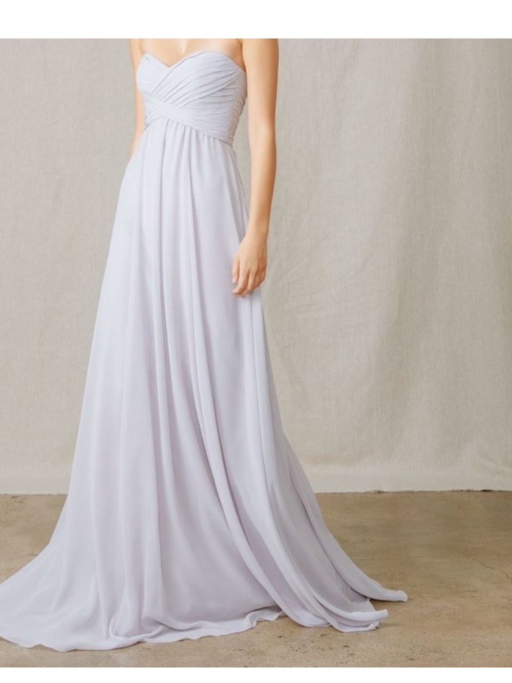 Amsale Sarabeth Strapless Gown